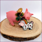 Preview: Pin „Schwein im Einhornkostüm“