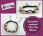 Preview: Shamballa-Armband "Clay-Ton-Blüten"