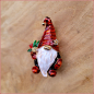 Preview: Brosche "Weihnachtswichtel"