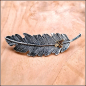 Preview: Haarspange „Feder & Bienchen“