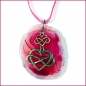 Preview: Sonnenstein / Fensterschmuck "Achat & Endless Love" - Unikat
