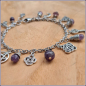 Preview: Bettelarmband „Amethyst Witchcraft“ – 21,5 bis 23 cm - Unikat