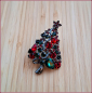 Preview: Brosche „Weihnachtsbaum“