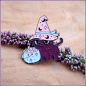 Preview: Pin „Hexenkatze mit Hexenkessel“