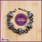 Preview: Armband „Totenschädel“ - 21 cm