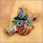 Preview: Brosche "Hexenherbst"