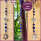 Preview: Fensterschmuck "Mondkatze" in Blau