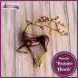 Preview: Brosche "Brauner Hirsch"