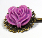 Preview: Haarklemme "Purple Rose"