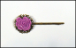 Preview: Haarklemme "Purple Rose"