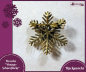 Preview: Brosche "Vintage-Schneeflocke"