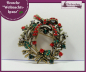 Preview: Brosche "Weihnachtskranz"