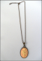 Preview: Kette mit Medaillon "Schutzengelchen" im Vintagelook - 40/45 cm