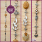 Preview: VERKAUFT - diverse Sonnensteine / Fensterschmuck mit Steinen  - Unikate