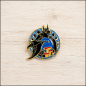 Preview: Pin "Fledermaus & Glaskugel"