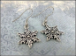 Preview: "Victorian Snowflake" - Schneeflocken-Ohrhänger