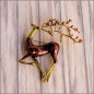 Preview: Brosche "Brauner Hirsch"