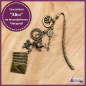 Preview: Lesezeichen "Alice" in der Farbe Antikbronze