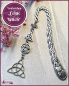 Preview: Lesezeichen "Celtic Witch" - 12 cm