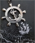 Preview: Halskette "Maritim" am Velourband - ca. 80 cm