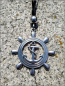 Preview: Halskette "Maritim" am Velourband - ca. 80 cm