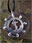 Preview: Halskette "Maritim" am Velourband - ca. 80 cm