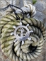 Preview: Halskette "Maritim" am Velourband - ca. 80 cm