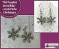 Preview: "Old English Snowflake" - winterlicher Ohrschmuck