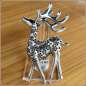 Preview: Ring mit Dehnschiene "Rentier"