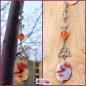 Preview: Fenster-, Wand-  oder Altarschmuck "Triqueta, keltischer Knoten & Achat" - Unikat