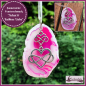 Preview: Sonnenstein / Fensterschmuck "Achat & Endlose Liebe" - Unikat