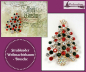 Preview: "Strahlender Weihnachtsbaum" - Brosche