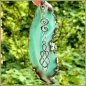 Preview: Sonnenstein / Fensterschmuck "Achat & Doppelspirale & Celtic Tribal" - Unikat