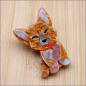 Preview: Brosche "Welsh Corgi"