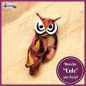 Preview: Brosche "Eule" aus Acryl