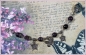 Preview: Armband mit Amethyst und Schmetterlingen