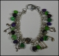 Preview: Auftragsarbeit - Set aus Charmanhänger, Armschmuck & Ohrhängern