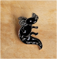 Preview: Pin "Schwarzes Axolotl"
