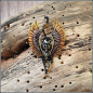 Preview: Brosche "Bastet", schwarz