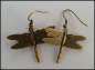 Preview: Ohrhänger "Libelle", bronzefarbener Vintage Style