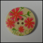Preview: Knopf "Cosmea" - 3 cm