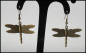 Preview: Ohrhänger "Libelle", bronzefarbener Vintage Style
