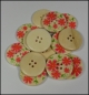 Preview: Knopf "Cosmea" - 3 cm