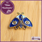 Preview: Pin "Blaue Mondmotte"