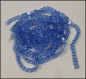 Preview: Perlenstrang "Würfel 5 x 5 mm - himmelblaues Glas"