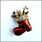 Preview: Brosche "Weihnachtsstiefel"