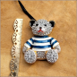 Preview: Geschenk-, Deko- oder Baumanhänger "Teddybär"  - Einzelstück