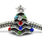 Preview: European Bead "Weihnachtsbaum, bunt geschmückt"