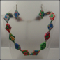 Preview: "Clay Ton Kunterbunt" Set aus Collier & Ohrhängern