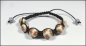 Preview: Shamballa-Armband "Clay-Ton-Blüten"